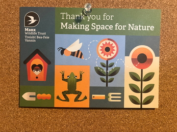 Thank you postcard - front