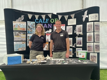 Warden Kate and Mike at Festival of the Sea