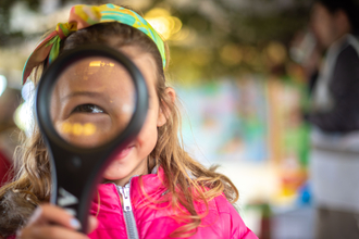 Girl enjoying an MWT Wildlife Watch event