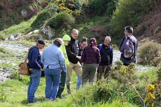 MWT’s Andree Dubbeldam giving a bluebell talk at HWP