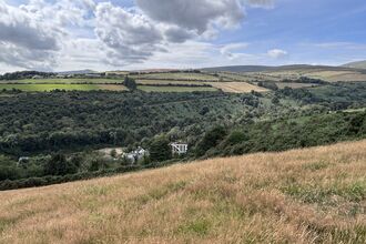 Laxey Wheel from Cronk y Chule 