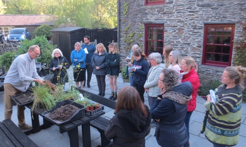 Image of participants from the Wildlife Gardening Course. 