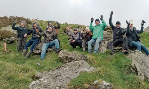 Lloyds team volunteering with MWT