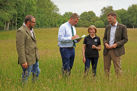 Andrew Cooper & Tim Johnston from MNFU with Viv Davies & Leigh Morris from MWT