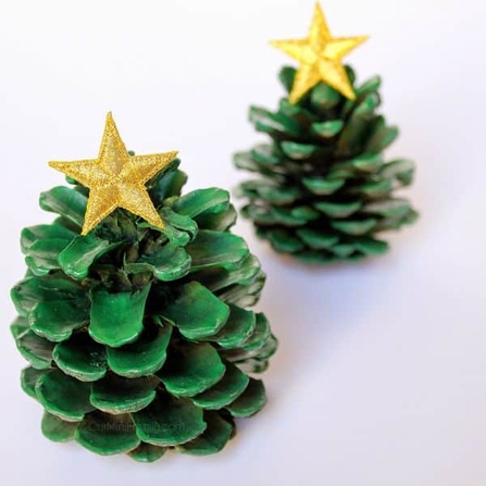 Pine cone decorations
