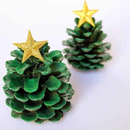 Pine cone decorations 