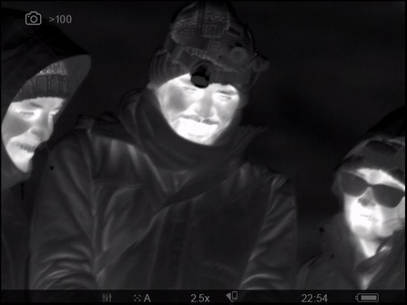 Thermal imaging selfie