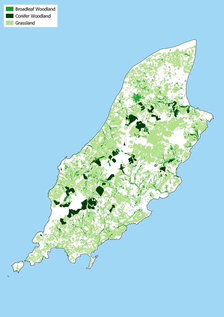 IOM grassland and woodland