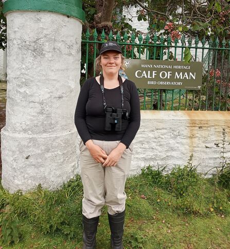 Marcia Webberley - Assistant Bird Warden (Calf of Man)