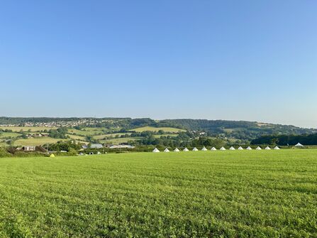 Big Wild Gathering, early arrivals at the campsite