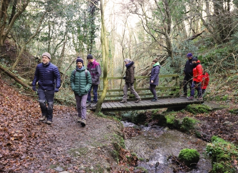 Mindfulness session at Ramsey Forest